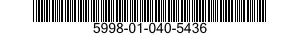 5998-01-040-5436 CIRCUIT CARD ASSEMBLY 5998010405436 010405436