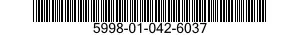 5998-01-042-6037 ELECTRONIC COMPONENTS ASSEMBLY 5998010426037 010426037