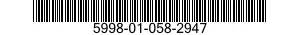 5998-01-058-2947 ELECTRONIC COMPONENTS ASSEMBLY 5998010582947 010582947