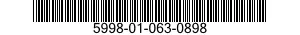 5998-01-063-0898 ELECTRONIC COMPONENTS ASSEMBLY 5998010630898 010630898