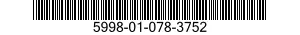 5998-01-078-3752 CIRCUIT CARD ASSEMBLY 5998010783752 010783752