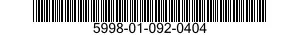 5998-01-092-0404  5998010920404 010920404