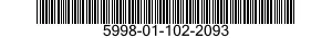 5998-01-102-2093 HOLDER,ELECTRICAL CARD 5998011022093 011022093