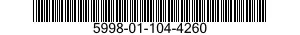 5998-01-104-4260 CIRCUIT CARD ASSEMBLY 5998011044260 011044260