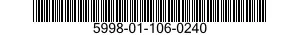 5998-01-106-0240 CIRCUIT CARD ASSEMBLY 5998011060240 011060240