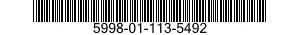 5998-01-113-5492 CIRCUIT CARD ASSEMBLY 5998011135492 011135492