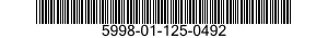 5998-01-125-0492 CIRCUIT CARD ASSEMBLY 5998011250492 011250492