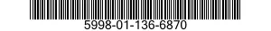 5998-01-136-6870 CIRCUIT CARD ASSEMBLY 5998011366870 011366870
