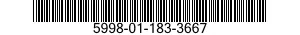 5998-01-183-3667 ELECTRONIC COMPONENTS ASSEMBLY 5998011833667 011833667