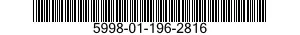 5998-01-196-2816 BACKPLANE ASSEMBLY 5998011962816 011962816