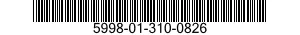 5998-01-310-0826 CIRCUIT CARD ASSEMBLY 5998013100826 013100826