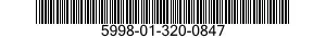 5998-01-320-0847 CIRCUIT CARD ASSEMBLY 5998013200847 013200847