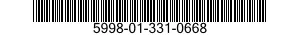 5998-01-331-0668 BACKPLANE ASSEMBLY 5998013310668 013310668
