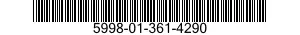 5998-01-361-4290 RETAINER-EJECTOR,ELECTRICAL CARD 5998013614290 013614290