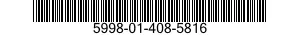 5998-01-408-5816 ELECTRONIC COMPONENTS ASSEMBLY 5998014085816 014085816