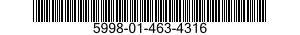 5998-01-463-4316 HOLDER,ELECTRICAL CARD 5998014634316 014634316