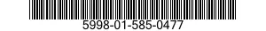 5998-01-585-0477 CIRCUIT CARD ASSEMBLY 5998015850477 015850477