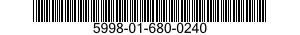 5998-01-680-0240 CIRCUIT CARD ASSEMBLY 5998016800240 016800240