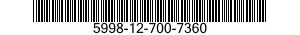 5998-12-700-7360 CIRCUIT CARD ASSEMBLY 5998127007360 127007360