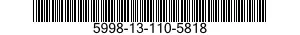 5998-13-110-5818 CIRCUIT CARD ASSEMBLY 5998131105818 131105818