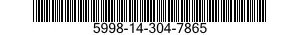 5998-14-304-7865  5998143047865 143047865