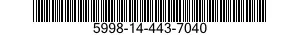 5998-14-443-7040 CIRCUIT CARD ASSEMBLY 5998144437040 144437040