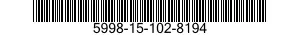 5998-15-102-8194 CIRCUIT CARD ASSEMBLY 5998151028194 151028194