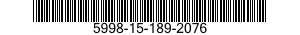 5998-15-189-2076 CIRCUIT CARD ASSEMBLY 5998151892076 151892076