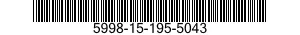 5998-15-195-5043 EXTENDER CARD,ELECTRONIC TEST 5998151955043 151955043