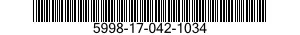 5998-17-042-1034 CIRCUIT CARD ASSEMBLY 5998170421034 170421034