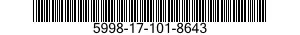 5998-17-101-8643 GEDRUKTE-SCHAKELING 5998171018643 171018643