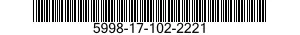 5998-17-102-2221 ELECTRONIC COMPONENTS ASSEMBLY 5998171022221 171022221