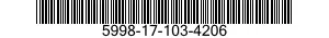 5998-17-103-4206 CIRCUIT CARD ASSEMBLY 5998171034206 171034206