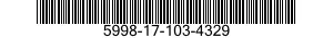 5998-17-103-4329 CIRCUIT CARD ASSEMBLY 5998171034329 171034329