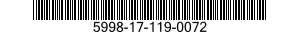 5998-17-119-0072 DETECTION BOARD FOR 5998171190072 171190072