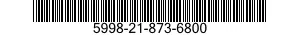 5998-21-873-6800  5998218736800 218736800