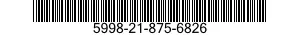 5998-21-875-6826  5998218756826 218756826