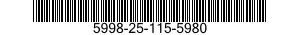 5998-25-115-5980 CIRCUIT CARD ASSEMBLY 5998251155980 251155980