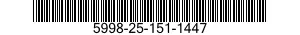 5998-25-151-1447 ELECTRONIC COMPONENTS ASSEMBLY 5998251511447 251511447