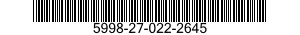 5998-27-022-2645 PRINTED WIRING BOARD 5998270222645 270222645