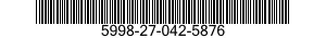 5998-27-042-5876 BACKPLANE ASSEMBLY 5998270425876 270425876