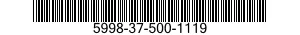 5998-37-500-1119  5998375001119 375001119