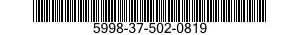 5998-37-502-0819  5998375020819 375020819