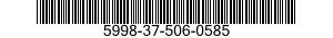 5998-37-506-0585  5998375060585 375060585