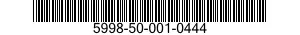 5998-50-001-0444 PRINTED CIRCUIT BOARD 5998500010444 500010444