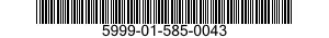 5999-01-585-0043 STRIP,ELECTRICAL GROUNDING 5999015850043 015850043