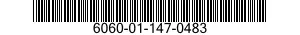 6060-01-147-0483 CLAMP,CABLE,FIBER OPTIC CONNECTOR 6060011470483 011470483