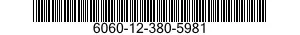 6060-12-380-5981 ADAPTER,CONNECTOR,FIBER OPTIC 6060123805981 123805981