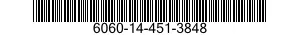 6060-14-451-3848 CONNECTOR,PLUG,FIBER OPTIC 6060144513848 144513848
