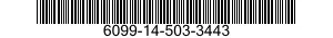 6099-14-503-3443 PANEL,PATCHING,FIBER OPTIC 6099145033443 145033443